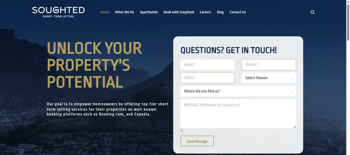 Soughted website
