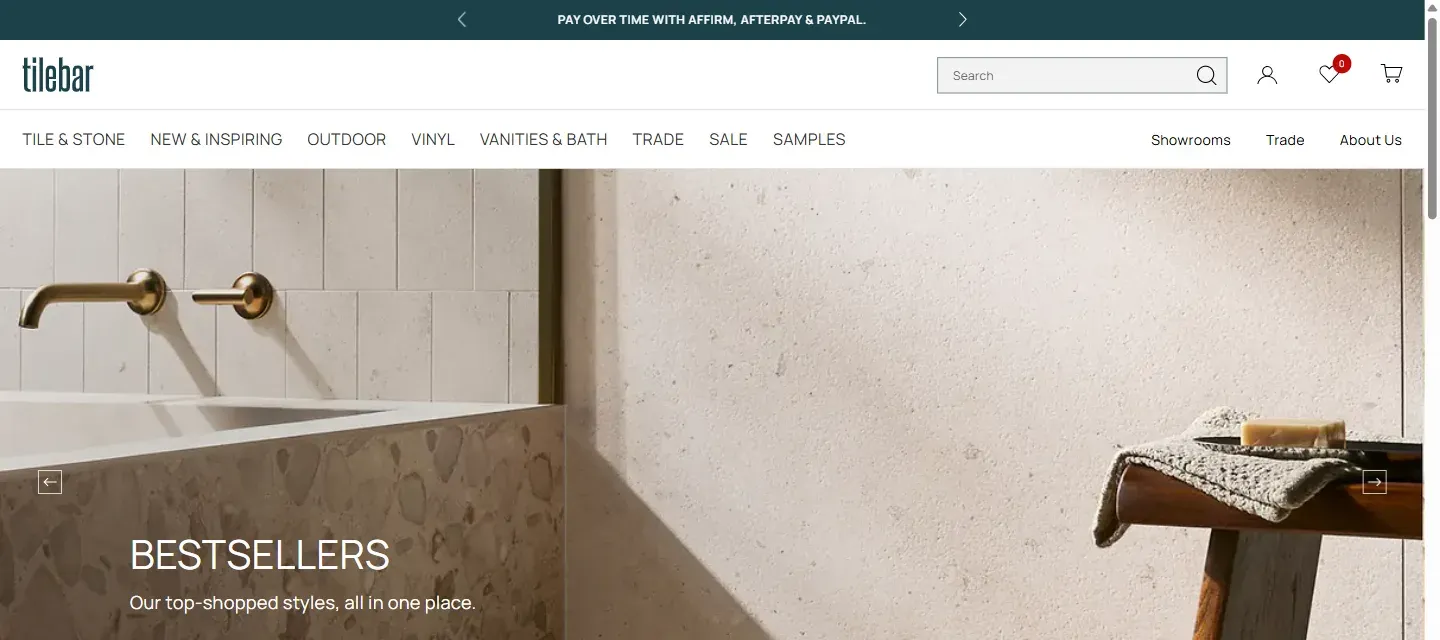 TileBar website