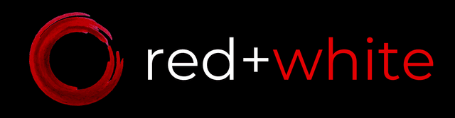 red + white logo